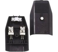 Prise Euro Bachmann 900.004 plastique 230 V noir IP20