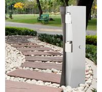 Prise extérieure 2 voies distributeur de courant de jardin argent véranda colonne d'énergie LEDINO 11790000009015