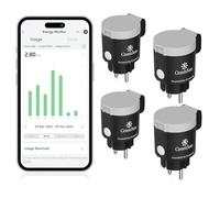 Prise Extérieure Connectée - 16A Type E 4PCS Prise WiFi Programmable