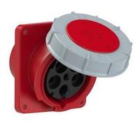 Prise femelle CEE 125 A 5 pôles PCE Power Twist 445-6 400 V rouge, gris 1 pc(s)
