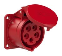 PCE Prise femelle CEE 315-6 16 A 5 pôles 400 V rouge 1 pc