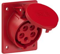 Prise femelle CEE 16 A 5 pôles PCE 415-6tt 400 V rouge 1 pc(s)