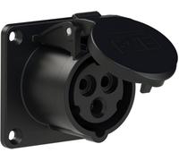 Prise femelle CEE-CARA 16 A 3 pôles PCE venttechnik 313-6TTX 230 V noir 1 pc(s)
