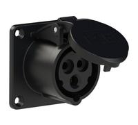 Prise femelle CEE-CARA 16 A 3 pôles PCE venttechnik 313-6TTX 230 V noir 1 pc(s)