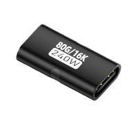 Prise Femelle - Connecteur d'extension 240 W - Adaptateur coupleur Portable de 1,7 cm - pour conférence à Domicile, Voyage, Ordinateur de Bureau, Ordinateur Portable, Lieu de Travail