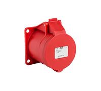 Prise Femelle Droite Triphasé 32a 3p+t 380v - 4 Broches - étanche Ip44 - Ide