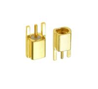 Prise Femelle MMCX Vers PCB, 12p, Prise D'extrémité De Plaque À Souder | Connecteur Coaxial de connecteur RF de bus à quatre et trois broches, adaptateur 50Ohm, Terminal de fil(MMCX F to PCB-01)