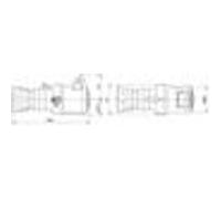 Prise femelle IEC 3P+N+T 16A 400V - GEWISS - GW62009FH