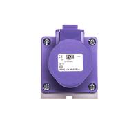 PCE Prise murale femelle CEE 162v 16 A 2 pôles 24 V lilas/gris 1 pièce