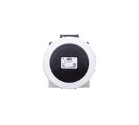 Prise fixe 32A 4P 500V noire IP67/sans prise fixe 1242-7