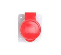 Prise fixe 4P 32A 400V rouge IP44 10 6H IEC 309 CV GW62220H