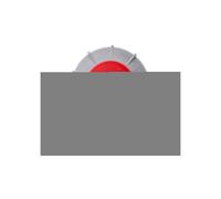 Prise fixe 63A 4P 400V rouge IP67/sans POWER TWIST 134-6