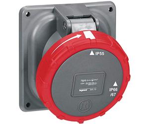 Prise fixe Hypra 125A - 3P+N+T - 380V~ à 415V~ - IP66/67-55
