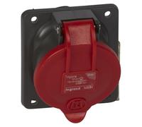 Prise Fixe Sur Socle Rouge Hypra 32a 3p+t - Legrand