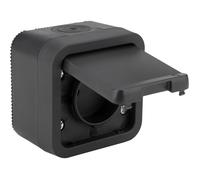 Prise française type E IP55 - 2P+T 16A - bornes auto - saillie - gamme Granite - Protec