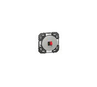 Prise haut-parleur simple DOOXIE finition alu