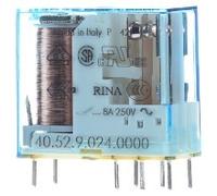 Prise/Imprimanterel.24VDC 2W 8A pas 5mm - Relais de commutation DC 24V 8A 40.52.9.024.0000 | Finder | 40.52.9.024.0000 | Relais de commutation