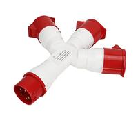Prise Industrielle à 5 Broches Prise Multiple 380-415V 3 Phases 16A Connecteur D'aviation étanche PA66 Shell, Isolation, Résistant à L'usure, Ignifuge pour L'industrie