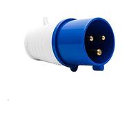 Prise industrielle bleue et prises MASO 16A 220v IP44 3 broches prise de site industriel et prise murale étanche IP44 prise de connecteur 2P + terre mâle/femelle (#013)