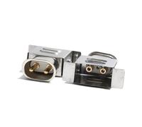 Prise industrielle résistante aux hautes températures, noyau en cuivre, support électrique, couvercle de protection for four, 2 pièces(Split core,Diameter 6mm)