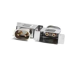 Prise industrielle résistante aux hautes températures, noyau en cuivre, support électrique, couvercle de protection for four, 2 pièces(Split core,Diameter 6mm)