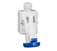 Prise industrielle Schneider Electric PratiKa - 16 A - 2 pôles + terre - 200...250 V CA - IP67 83154