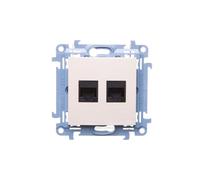 Prise informatique double RJ45 cat.6 Simon 10 C62.01/41