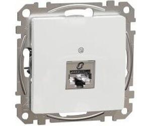 Prise informatique rJ45 Cat.6 STp blanc IP20 SDD111461S Sedna Design Schneider Electric