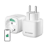 Prise intelligente Blitzwolf BW-SHP15 ZigBee Commande vocale et Surveillance consommation