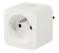 Nedis Prise intelligente WIFIP121EWT SmartLife Wi‑Fi Wattmètre 3680 W Blanc