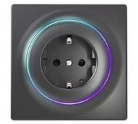 Prise intelligente de type F, compatible Z-Wave Plus, couleur anthracite