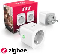 Prise intelligente Innr, compatible avec Hue*, prise intelligente Zigbee avec mesure de la consommation électrique, pont requis, lot de 2