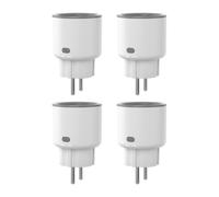 SONOFF S60ZBTPF Zigbee Smart Plug (Requires Zigbee Gateway) - Remote Control, Energy Monitoring, Timer Schedules, Overload Protection, Zigbee Repeater, Compatible with eWeLink App-4 Pack