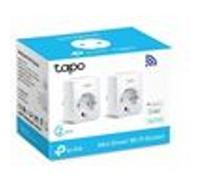 Tapo Prise Connectée WiFi, Prise Intelligente compatible avec Alexa et Google Home, 10A Type F, Contrôler le radiateur, la cafetière, la lampe à distance, aucun hub requis, Tapo P100(2-pack)