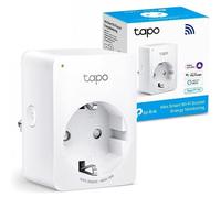 TP-Link Tapo P110(EU) Prise Intelligente Wi-Fi 2.4GHz 3680W, Compatible Android/iOS, Commande Vocale Amazon Alexa & Google Home, Blanc