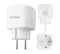 GreenBlue GB735 W Prise WiFi Intelligente - 3840 W, Alexa & Google Home, Tuya/LS