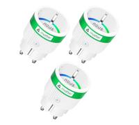 Prise intelligente Wi-Fi avec consommation d'énergie, 16 A, 3840 W, compatible avec Alexa, Google Home, Tuya, NOUS App, Smart Things, télécommande par application, WiFi 2,4 GHz, IP20, facile à