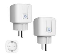 Prise intelligente WiFi, prise intelligente WiFi 16A, Smart Plug, surveillance de l'énergie | application télécommande | contrôle vocal | minuterie compatible avec Alexa et Google Home (2)