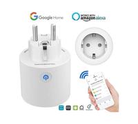 Prise intelligente WiFi Prise WiFi intelligente Fonctionne avec Amazon Alexa Google Assistant Télécommande