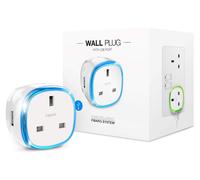 Prise intelligente Z-Wave Plus, type G, avec port de charge USB, blanche