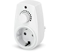 Prise intermédiaire avec variateur rotatif 230 V - pour ampoule LED halogène - à partir de 25 W max. 280 W