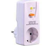Prise intermédiaire de protection contre les chocs électriques - 16 A 220-250 V - Sensibilité de 10 mA