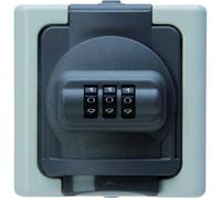 Prise KOPP 1f arkws glz AP horiz rabattable IP44