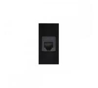 Prise LAN CAT.6 - Maclean - MCE725B - Murale - Modulaire - Noir