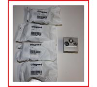 Legrand 079296 Prise TV-R-SAT Mosaic FM et DAB+ 2 Modules, Aluminium, Lot de 1