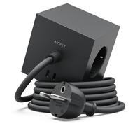 Prise magnétique en forme de cube avec 3 prises et 2 ports USB-C (30W)