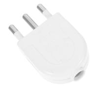 Prise Mâle Italienne à 3 Broches 16a, Adaptateur de Remplacement | Connexion et Compatibilité Polyvalente, pour Voyages D'affaires et Usage Domestique, PC Blanc