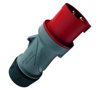 Prise Mennekes CEE, modèle PTX, 32A, 3 pôles, 9 heures, 400V, indice de protection IP54