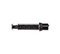 Prise meuble Ø6cm, 3x250V AC escamotable ORNO OR-AE-1348