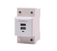 Prise Modulaire USB sur Rail DIN, Sortie DC5V 2,1A, Boîtier de Distribution de Fibre Optique, Adaptateur Secteur